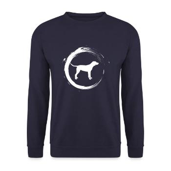 Labrador - Sweat-shirt Unisexe - marine - Devant - Alina (178cm) & Michal (187cm)