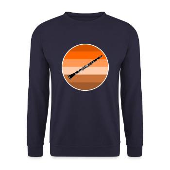 Klarinette - Unisex Pullover - Navy - Vorne - Alina (178cm) & Michal (187cm)