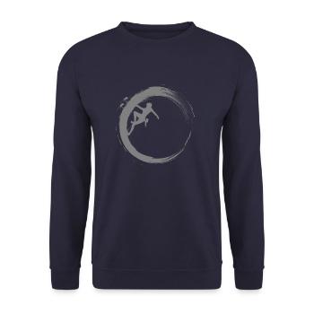 Bouldering - Sweat-shirt Unisexe - marine - Devant - Alina (178cm) & Michal (187cm)