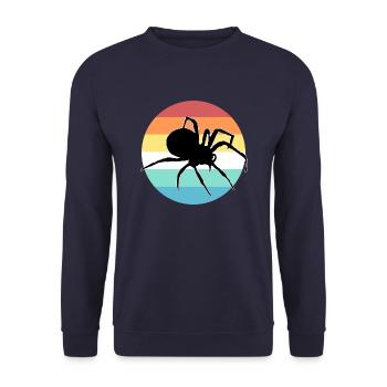 Spinne - Unisex Pullover - Navy - Vorne - Alina (178cm) & Michal (187cm)