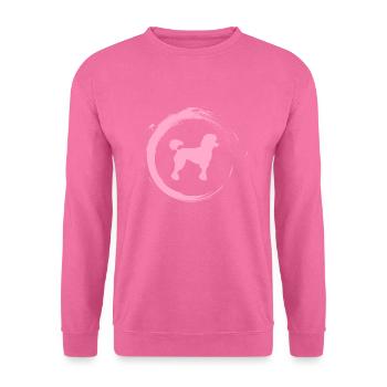 poodle - Unisex Sweatshirt - pink - Front