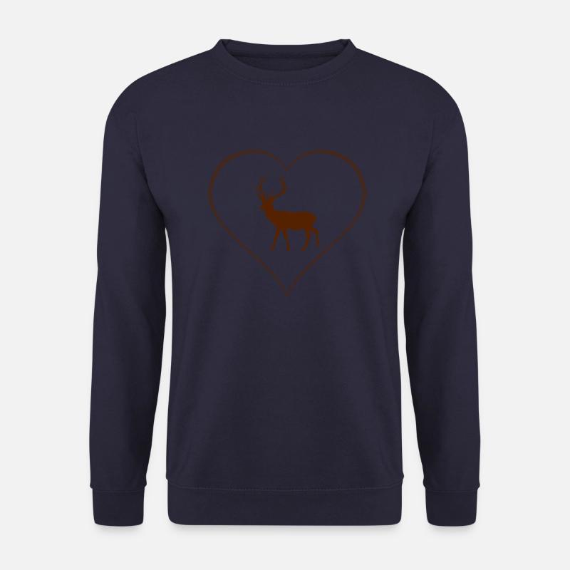 Hirsch - Unisex Pullover - Navy
