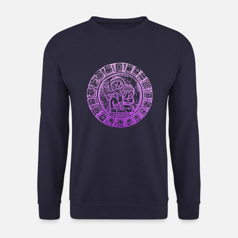 INKA Pyramide Maya Hieroglyphen - Unisex Pullover - Navy