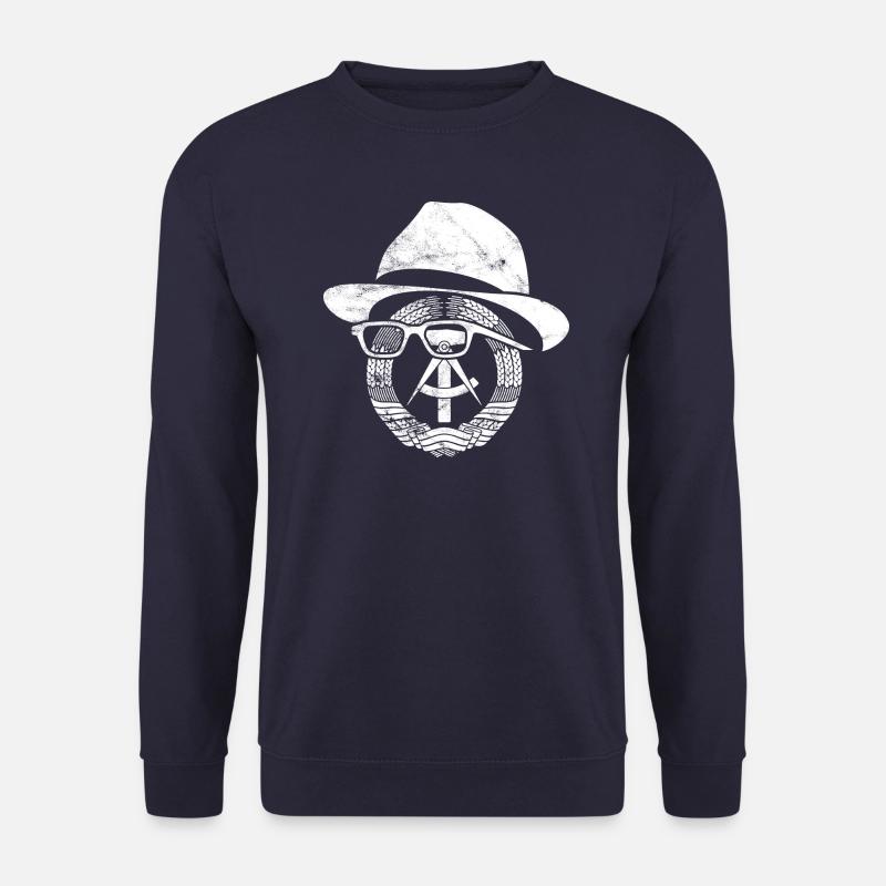 Honecker DDR Wappen, Osten, Ossi Geschenk - Unisex Pullover - Navy