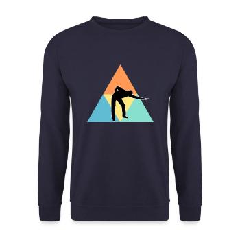 Billard - Unisex Pullover - Navy - Vorne - Alina (178cm) & Michal (187cm)