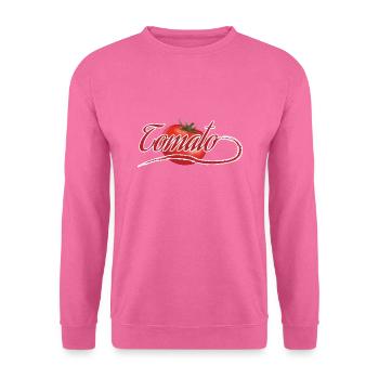 tomate - Sweat-shirt Unisexe - rose - Devant