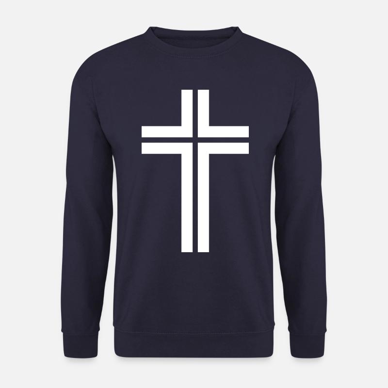 Jesus Cross Icon - Unisex Sweatshirt - navy