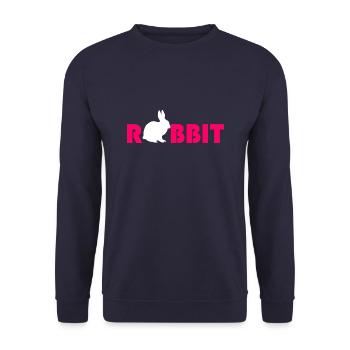 lièvre - Sweat-shirt Unisexe - marine - Devant - Alina (178cm) & Michal (187cm)