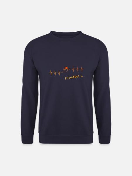 Biken, Fahrrad, Ebike, Downhill - Unisex Pullover - Navy