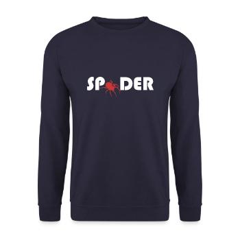 Spinne - Unisex Pullover - Navy - Vorne - Alina (178cm) & Michal (187cm)