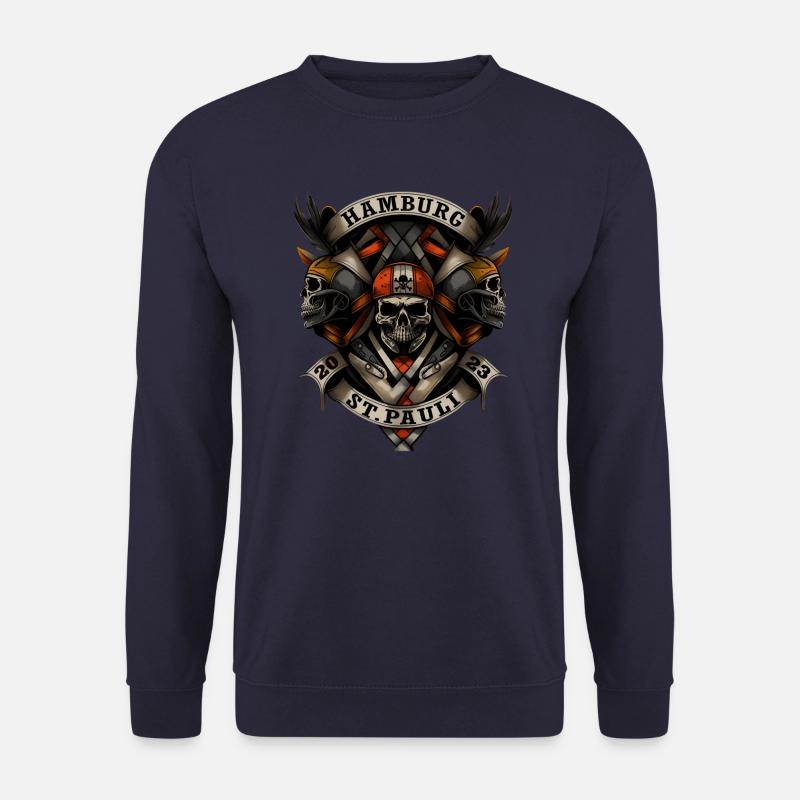 Hamborg St. Pauli 2023 - Biker - Unisex sweater - marineblå