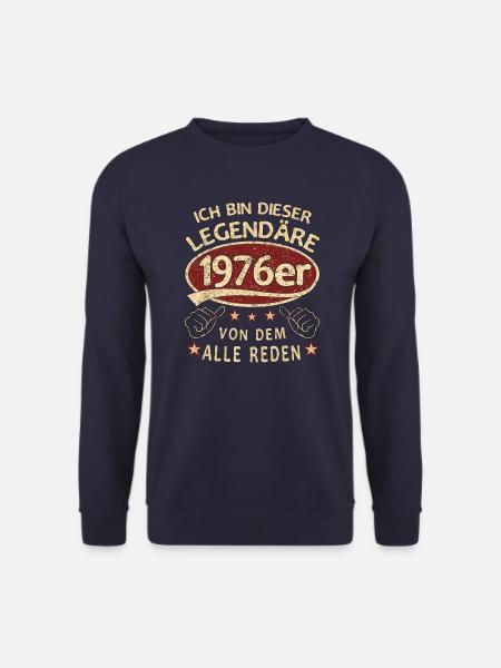 47. Geburtstag 1976 47 er Geburtstag - Unisex Pullover - Navy