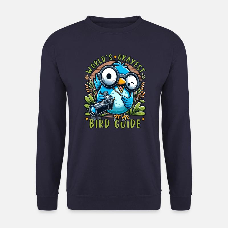 Weltbester Okayer Bird Guide Vogelbeobachtung - Unisex Pullover - Navy