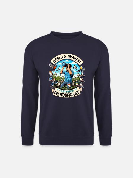 Weltbester Okayer Photographer Vogelbeobachtung - Unisex Pullover - Navy