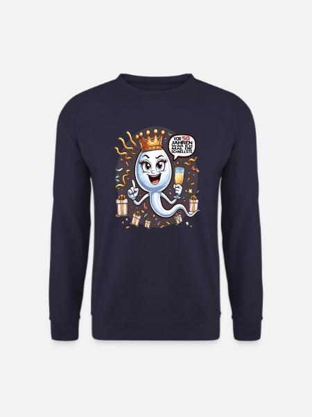 Vor 50 Jahren War Ich die Schnellste Frau - Unisex Pullover - Navy