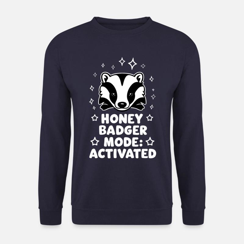 Dachs Honigdachs Tier - Unisex Pullover - Navy