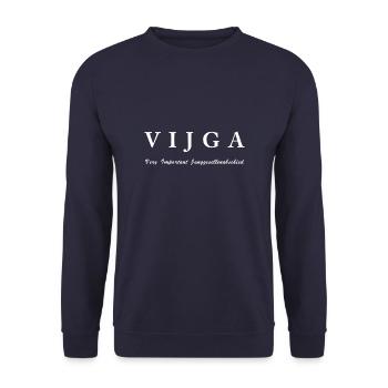 Junggesellenabschied T-Shirt JGA - Unisex Pullover - Navy - Vorne - Alina (178cm) & Michal (187cm)