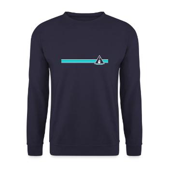 guitar - Unisex Sweatshirt - navy - Front - Alina (178cm) & Michal (187cm)