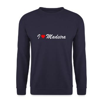 Madère - Sweat-shirt Unisexe - marine - Devant - Alina (178cm) & Michal (187cm)