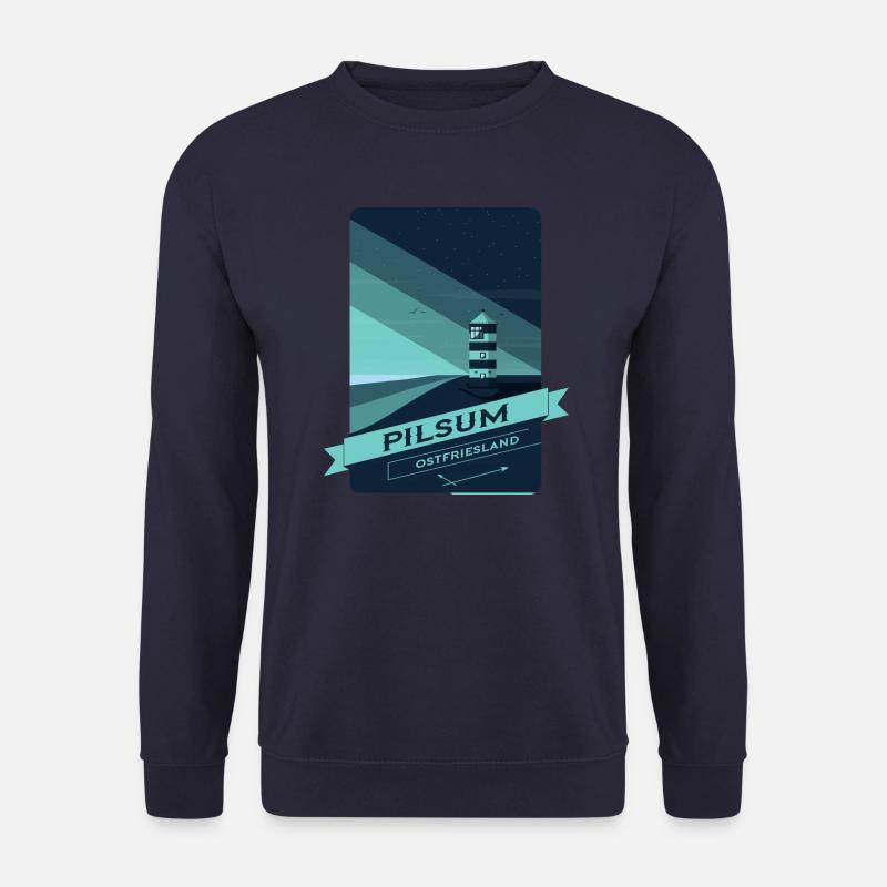 Pilsum Lighthouse - Unisex Sweatshirt - navy