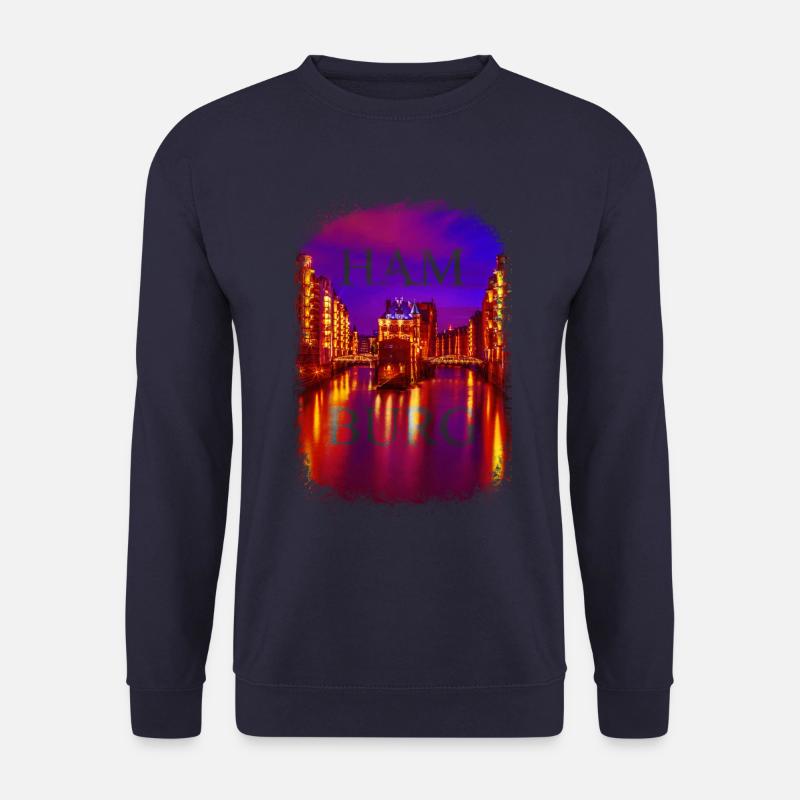 Crazy Hamburg - Unisex Pullover - Navy