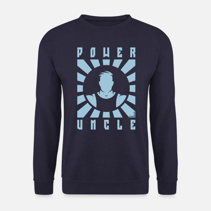 Power Uncle (Rays / White) - Unisex Sweatshirt - navy