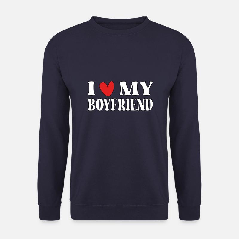 J’aime mon copain - Sweat-shirt Unisexe - marine