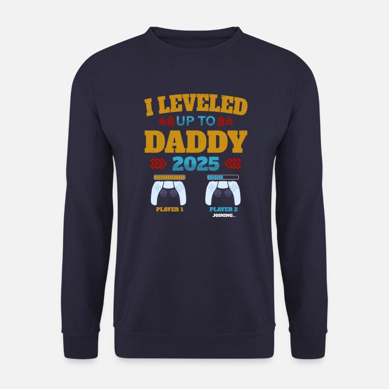 Opp i nivå til Daddy 2025 - Genser unisex - marine