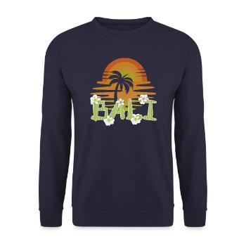 Bali - Indonesien - Unisex Pullover - Navy - Vorne - Alina (178cm) & Michal (187cm)