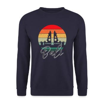 Bali - Indonesien - Unisex Pullover - Navy - Vorne - Alina (178cm) & Michal (187cm)