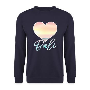 Bali - Indonesien - Unisex Pullover - Navy - Vorne - Alina (178cm) & Michal (187cm)