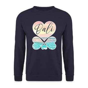 Bali - Indonesien - Unisex Pullover - Navy - Vorne - Alina (178cm) & Michal (187cm)