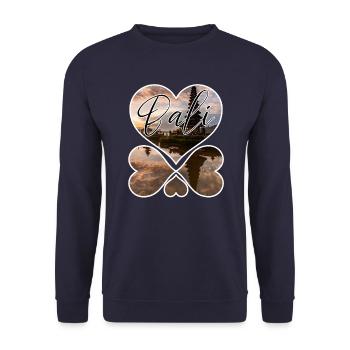 Bali - Indonesien - Unisex Pullover - Navy - Vorne - Alina (178cm) & Michal (187cm)