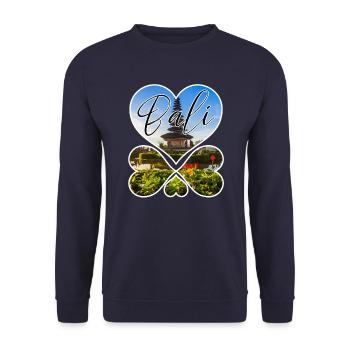 Bali - Indonesien - Unisex Pullover - Navy - Vorne - Alina (178cm) & Michal (187cm)