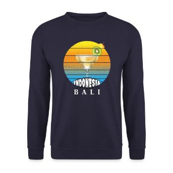 Bali - Indonesien - Unisex Pullover - Navy - Vorne - Alina (178cm) & Michal (187cm)