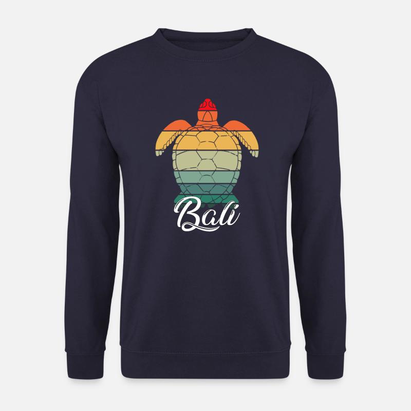 Bali - Indonesien - Schildkröte - Unisex Pullover - Navy