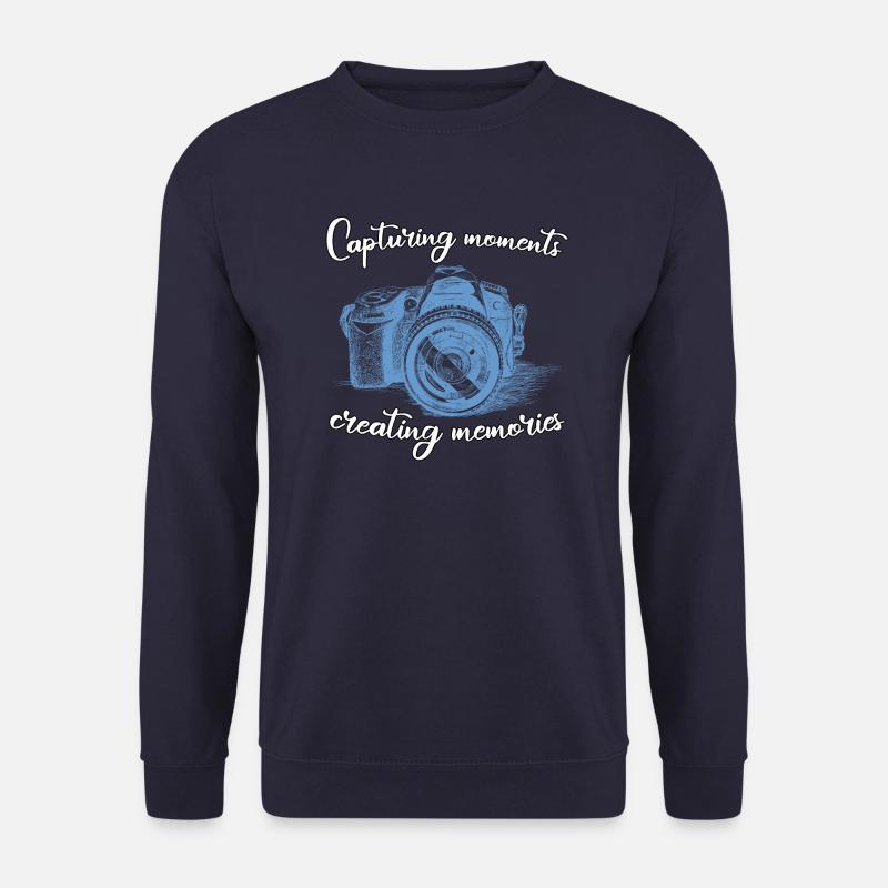 Capturing Moments, creating Memories - Unisex Sweatshirt - navy