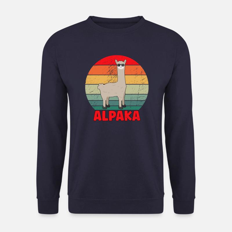 Cool Alpaka Design - Unisex Pullover - Navy