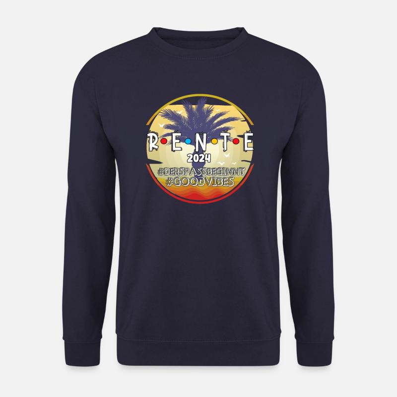Retraite 2024 - le plaisir commence - Sweat-shirt Unisexe - marine