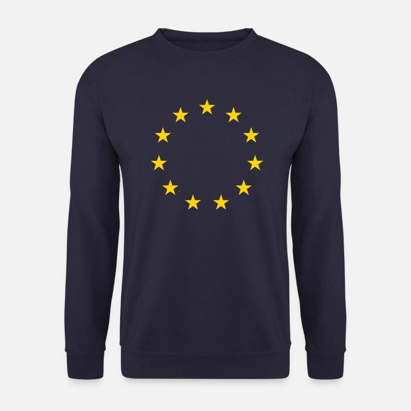 Pro EU Flagge Europa - Unisex Pullover - Navy