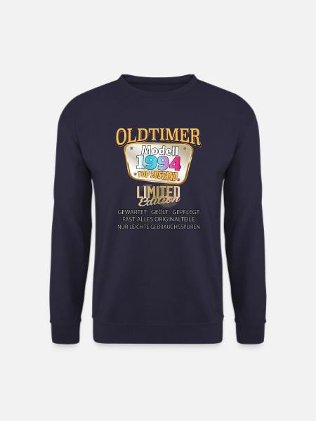 Oldtimer Modell 1994 gut erhalten lustig Geburtsta - Unisex Pullover - Navy