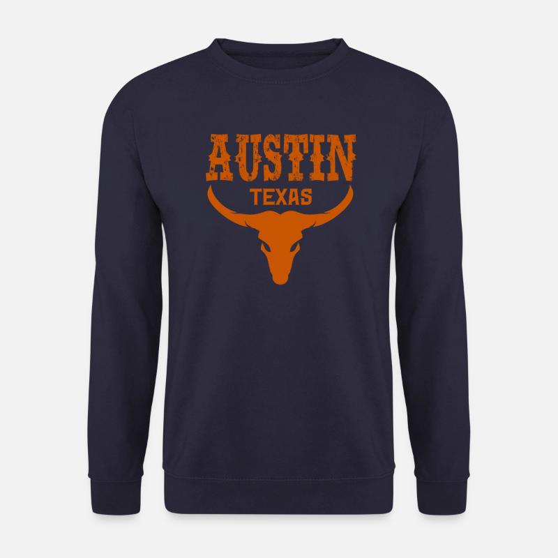 Austin, Texas - Unisex Pullover - Navy