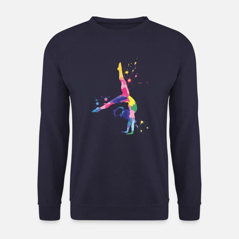 Gymnastik Mädchen – Bunt und kraftvoll - Unisex Pullover - Navy