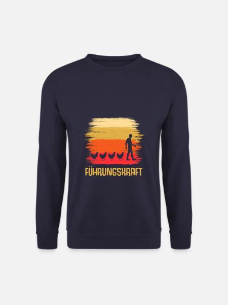 Führungskraft Hühner Hahn - Unisex Pullover - Navy
