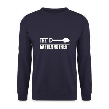 La Gardenmother - Sweat-shirt Unisexe - marine - Devant - Alina (178cm) & Michal (187cm)