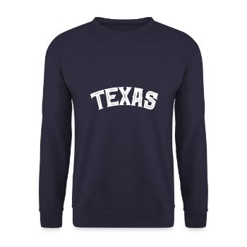 Texas - Sweat-shirt Unisexe - marine - Devant - Alina (178cm) & Michal (187cm)