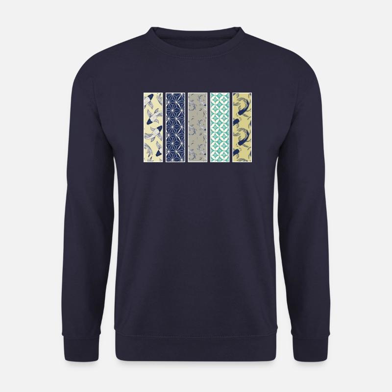 Japanese pattern - Unisex Sweatshirt - navy
