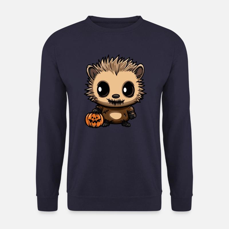 Hedgehog Halloween Zombie - Unisex Sweatshirt - navy