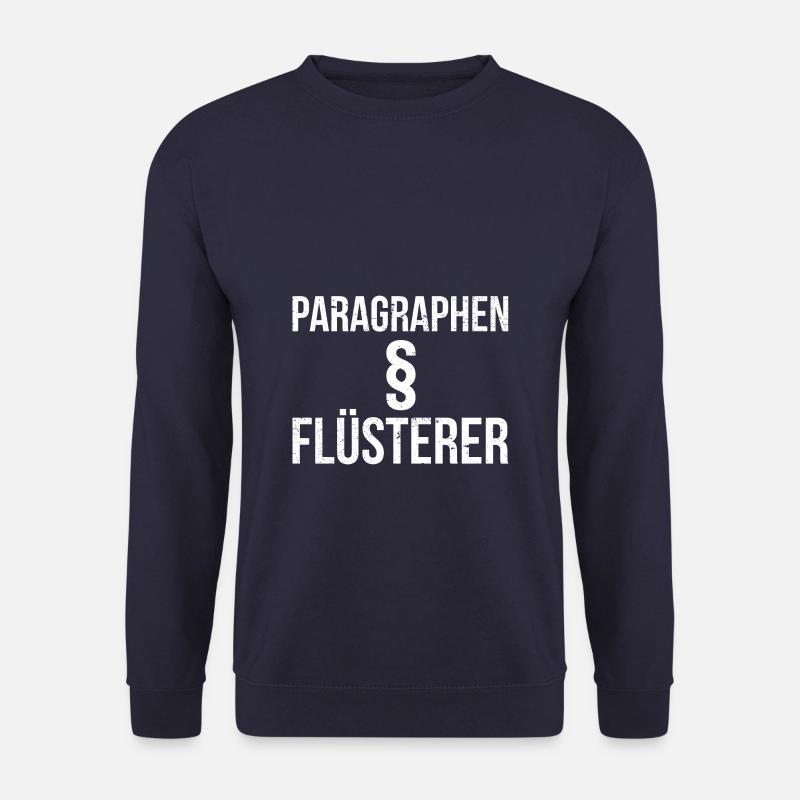 Paragraphen Flüsterer - Unisex Pullover - Navy