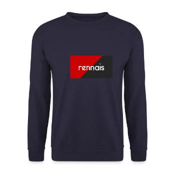 Rennes 2 - Unisex Pullover - Navy - Vorne - Alina (178cm) & Michal (187cm)